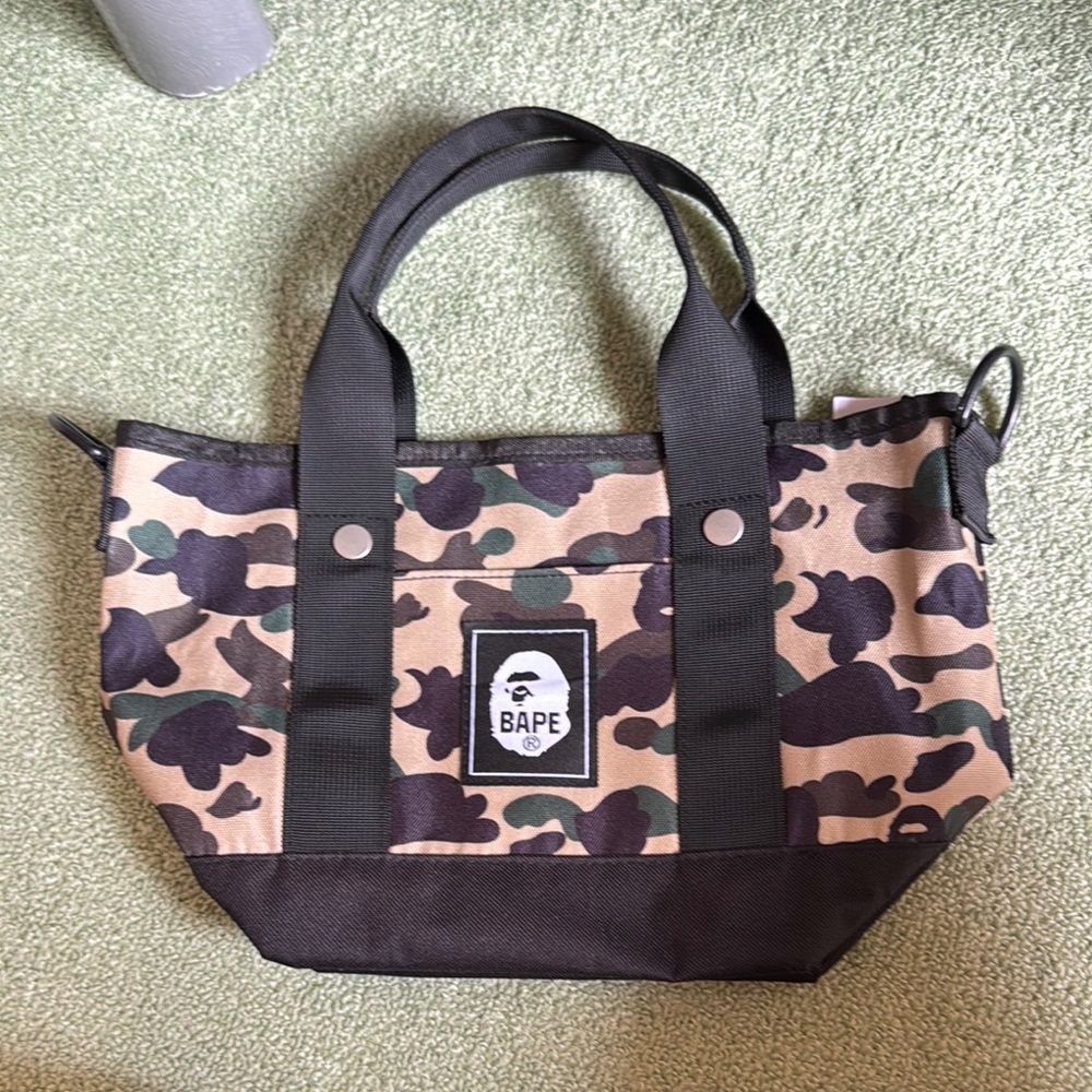 BAPE (A Bathing Ape) Camo Mini Carrying Bag